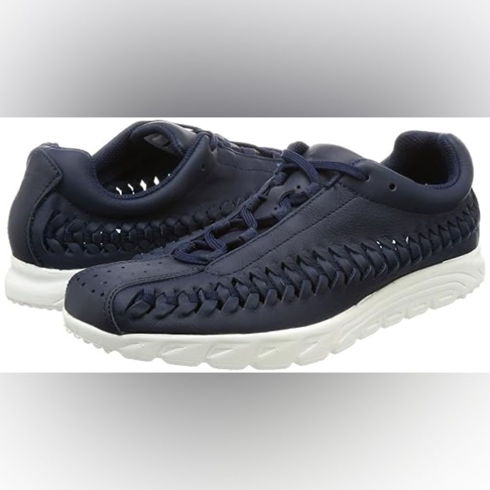 Nike Navy Woven Sneakers - Picture 2 of 10